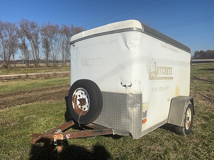 pace-american-enclosed-cargo-trailer,-5’-x-8’,-side-entry-door,-rear-cargo-doors,-rough,-*-titled-*-image-7