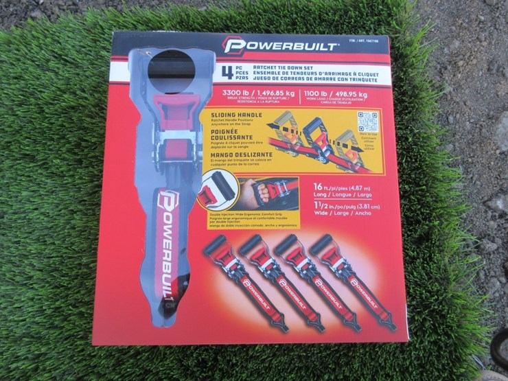 (4)-new-unused-power-built-ratchet-straps-image-1