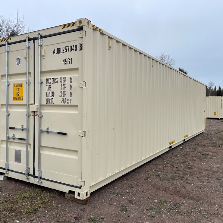 #104 • 40' Hi-Cube Shipping Container (Marenisco, MI)