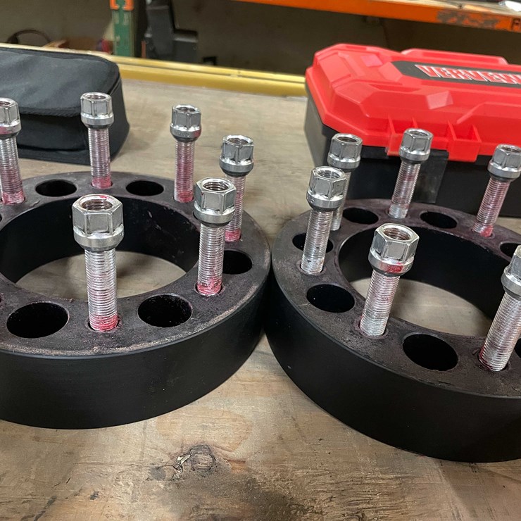 #8683 • Wheel Spacers, For 3/4, 1 Ton Trucks, 8 on 6-1/2" Bolt Spread (PR12)