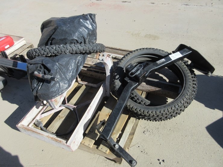 lot-of-bike-tires,-tow-hitch,-etc-image-1