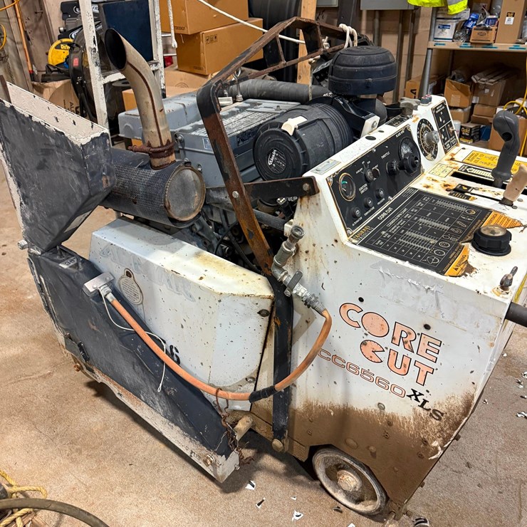 DIAMOND PRODUCT CC6560XLS WALBEHIND CONCRETE SAW SUPPORT EQUIPMENT SN:14502611345713