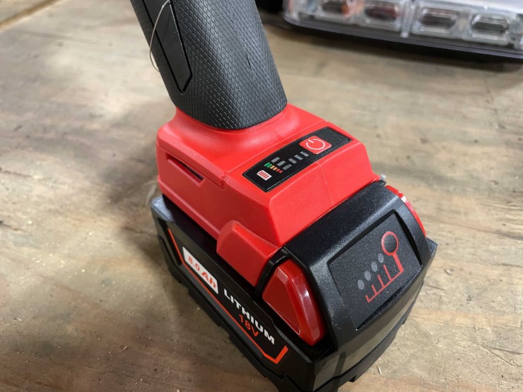 #8685-•-milwaukee-compatible-18-volt-right-angle-grinder/cut-off-tool-with-8ah-battery-(pr12)-image-4