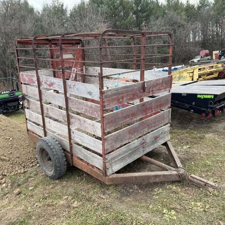 Single Axle Cattle Trailer