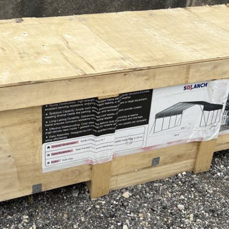 #104 • Steel Frame Carport- 20'x20'