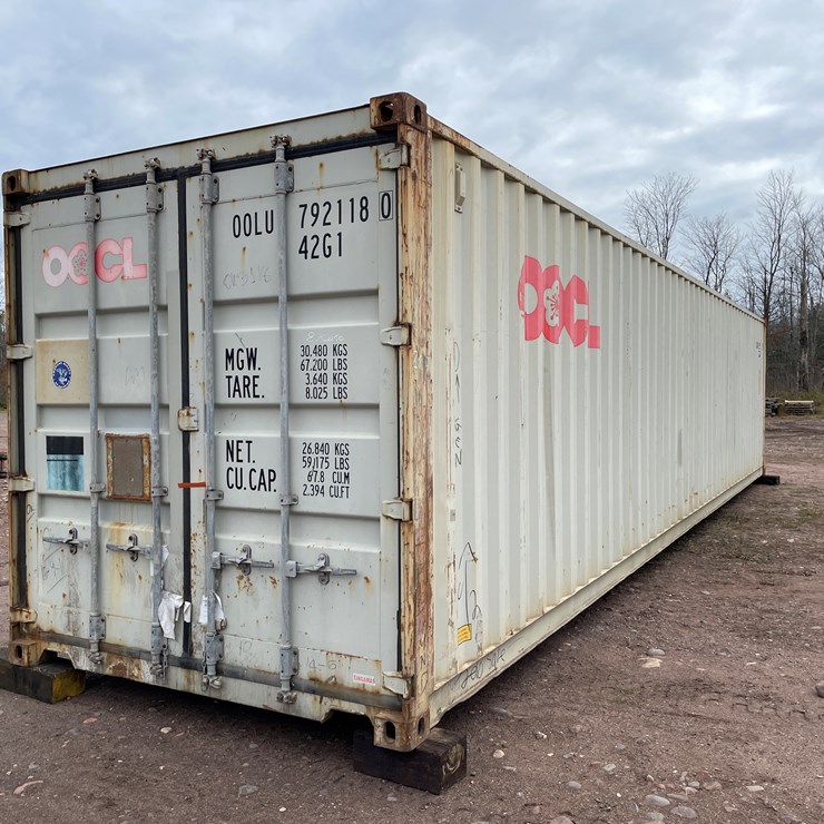 #110 • 40' Standard Height Shipping Container (Marenisco, MI)