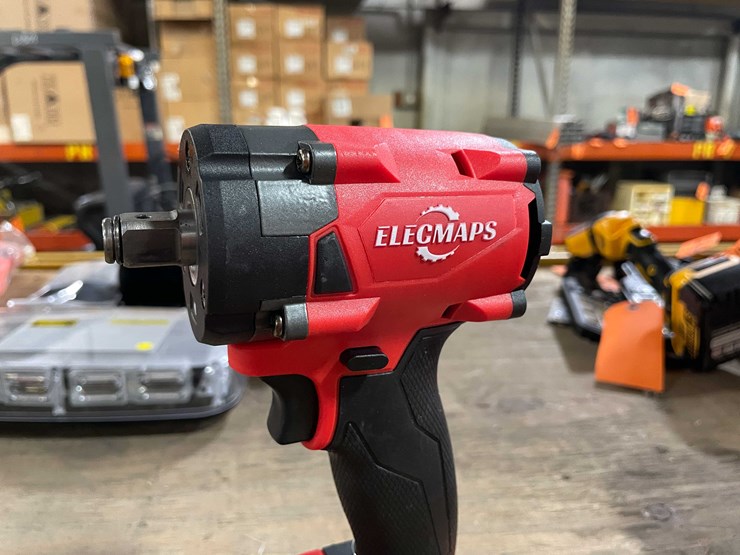 #8686-•-milwaukee-compatible-18-volt-cordless-1/2"-impact-and-8ah-battery-(pr13)-image-2