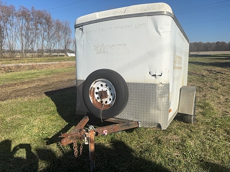 pace-american-enclosed-cargo-trailer,-5’-x-8’,-side-entry-door,-rear-cargo-doors,-rough,-*-titled-*-image-9