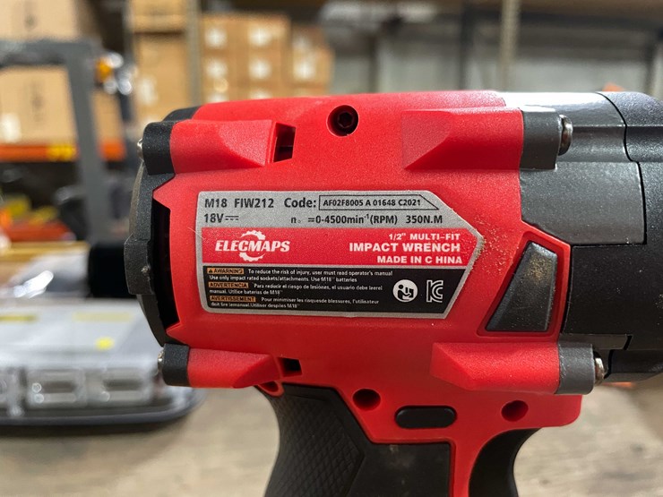 #8686-•-milwaukee-compatible-18-volt-cordless-1/2"-impact-and-8ah-battery-(pr13)-image-7