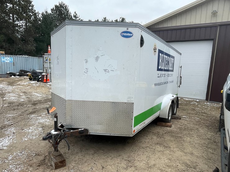 #2711-•-dexter-16'-enclosed-trailer-(wi-title-in-delay)-(fall-creek,-wi)-image-1