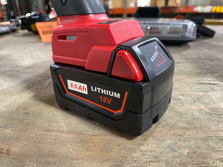 #8685-•-milwaukee-compatible-18-volt-right-angle-grinder/cut-off-tool-with-8ah-battery-(pr12)-image-5