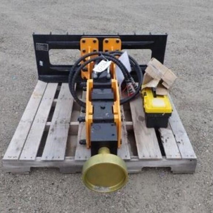 UNUSED Captok Skid Steer Pile Hydraulic Hammer