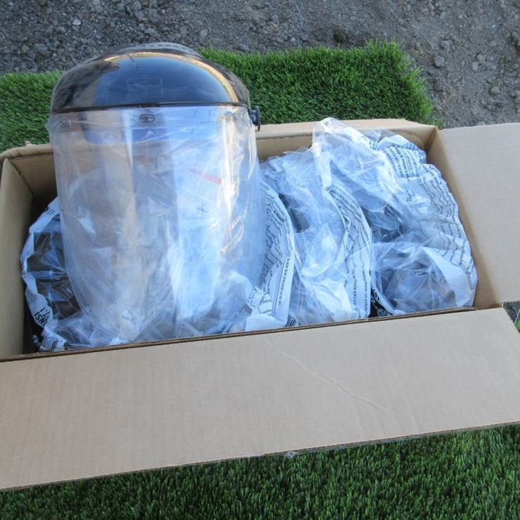 New Unused 5-Piece Bullard Face Shields