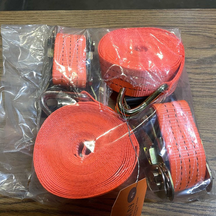#8670 • (2) Ratchet Straps, 1-1/2" Wide x 15' Long (PR11)
