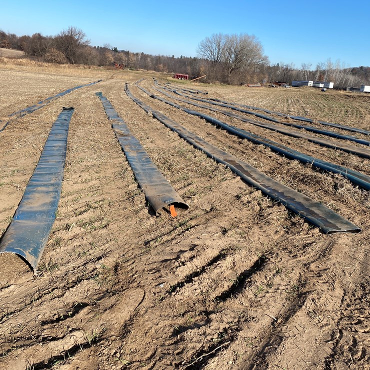 #8462 • (4) Sections of 10" Bulldog Hose (Colfax, WI)