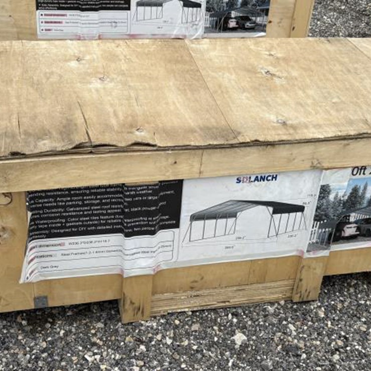 #103 • Steel Frame Carport- 20'x20'