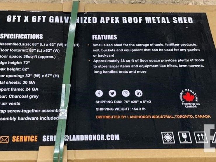 landhonor-8ft-x-6ft-galvanized-metal-shed-image-3