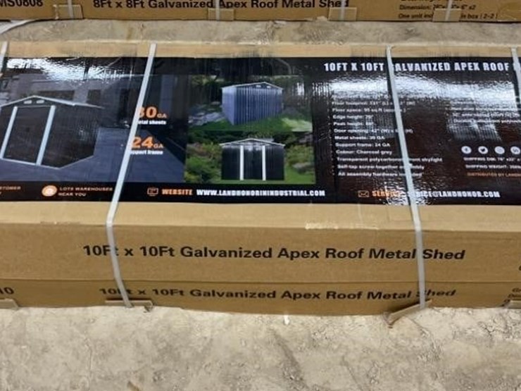 landhonor-10ft-x-10ft-galvanized-metal-shed-image-1