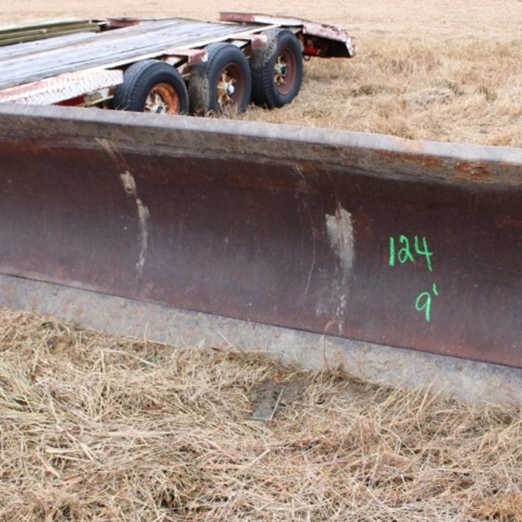 9' PUSH BLADE WITH QUICK HITCH PLATE