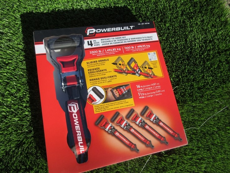 (4)-new-unused-power-built-ratchet-straps-image-1