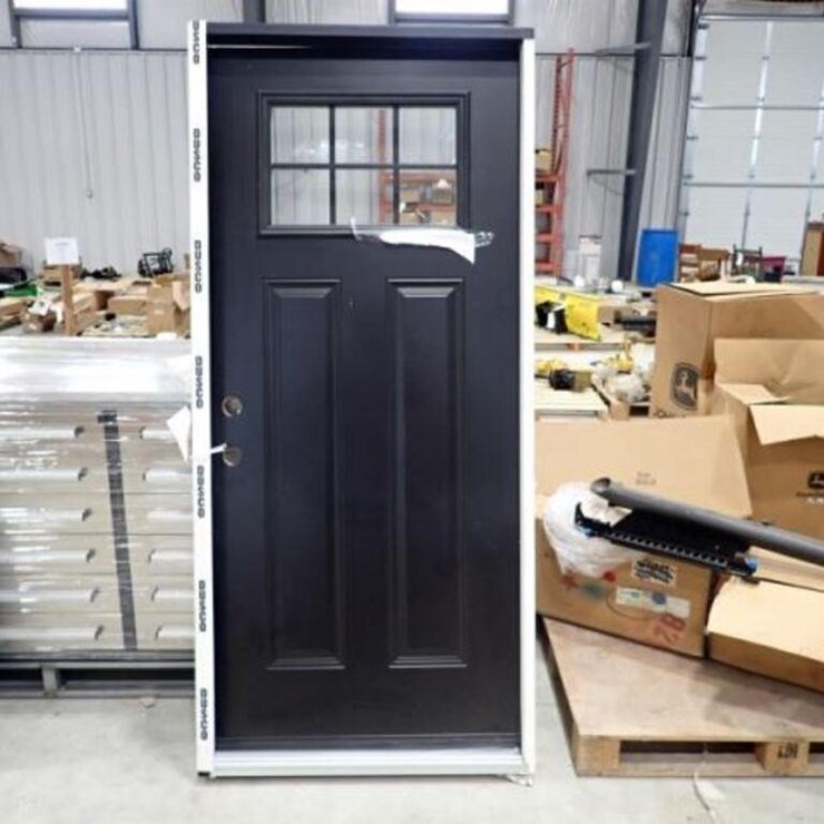 Dusco Craftsman Entry Door With Window