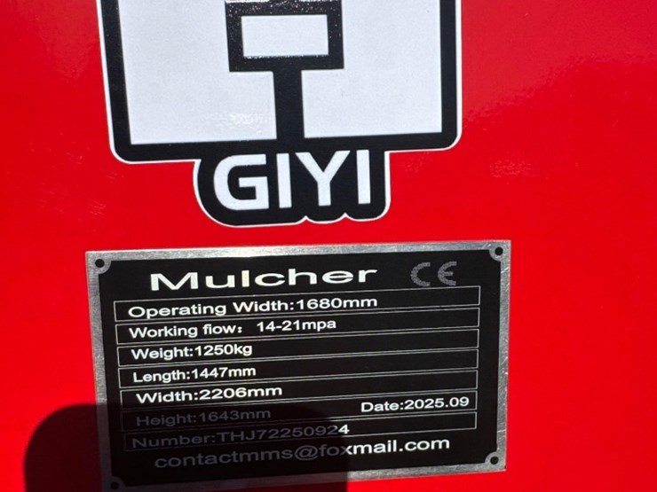 new-giyi-co-72in-hydraulic-skidloader-mulcher-attachment-image-2