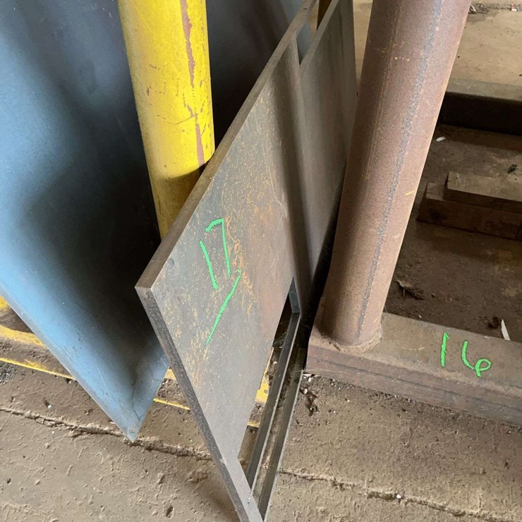 (1) 60" x 53" x 14 GA Steel Plate &