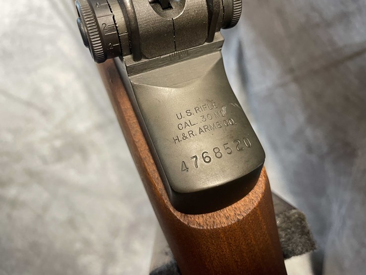 #2295-•-original-h&r-m1-garand-30-06-sprg-semi-auto-rifle,-sn:-4768520-image-9
