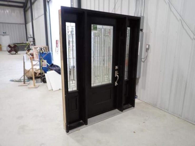 black-front-door-w/side-glass-panes-&-frame-image-9