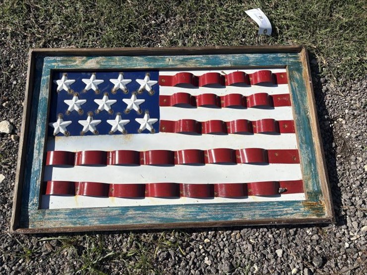 #80-•-metal-art--wavy-flag-wall-frame-image-1