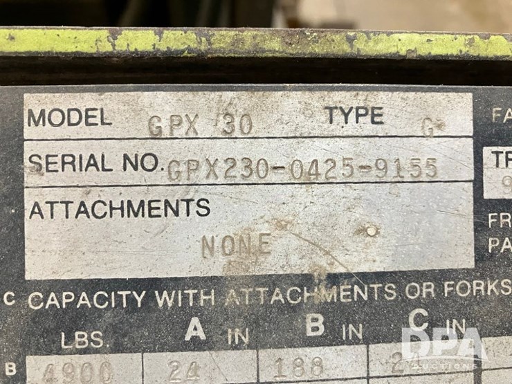 1993-clark-gpx30-forklift-(np6209,-unit-3012)-image-8