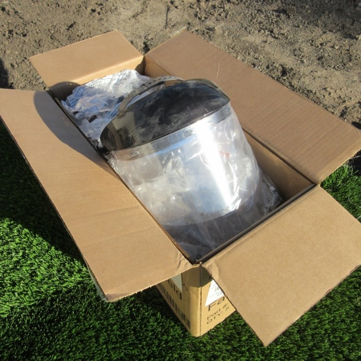 New Unused 5-Piece Bullard Face Shields