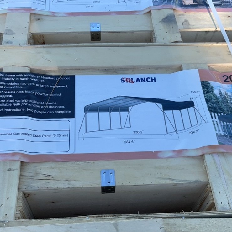 SD Lanch 20ft x 20ft Carport (new)