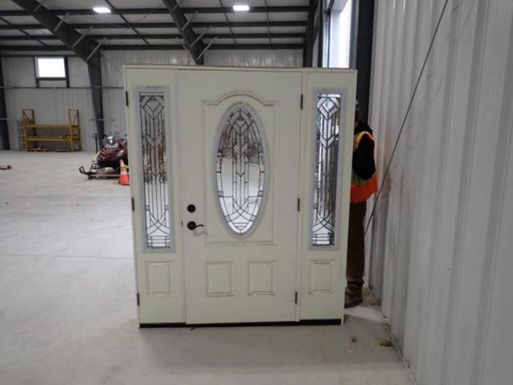 canyon-clay-front-door-w/side-glass-panes-&-frame-image-9