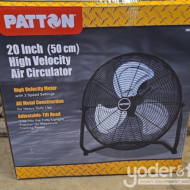 Unused 20" Fan 3 Speed AdjustableTilt Head