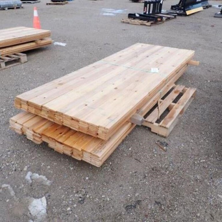 Qty Of (72) 1 In. x 4 In. x 8 Ft Tongue and Groove