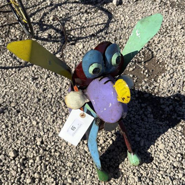 #59 • Metal Art- Sitting Dog