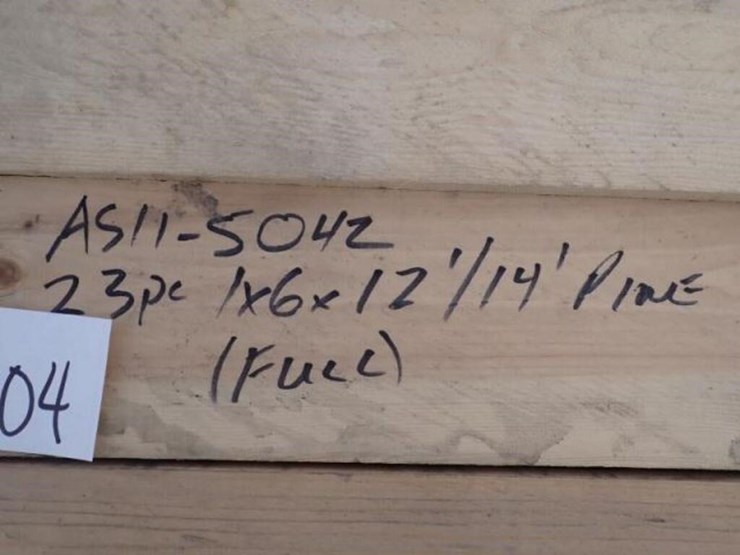 qty-of-(23)-1-in.-x-6-in.-x-12-14-ft-pine-lumber-a-image-8