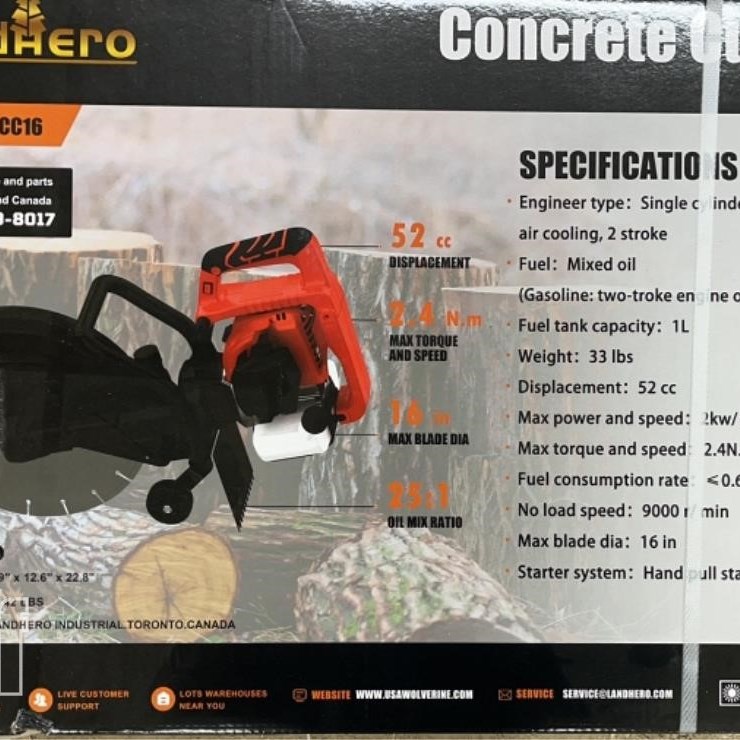 LANDHERO CONCRETE CUTTER