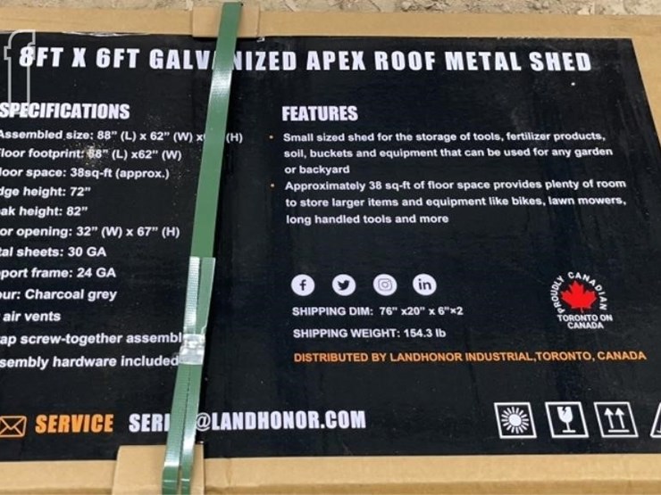 landhonor-8ft-x-6ft-galvanized-metal-shed-image-3