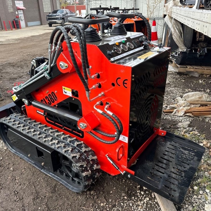 New SDLOOL Co Mini Stand-On Skidloader Model SL380