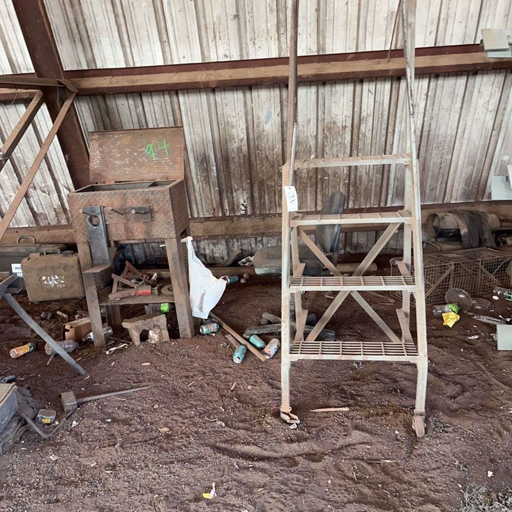 Galvanize Steps and Steel Cabinet