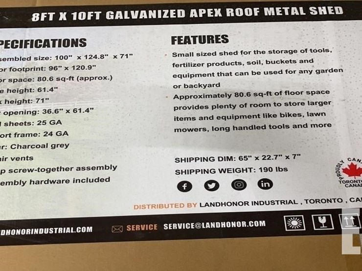 landhonor-8ft-x-10ft-galvanized-metal-shed-image-4
