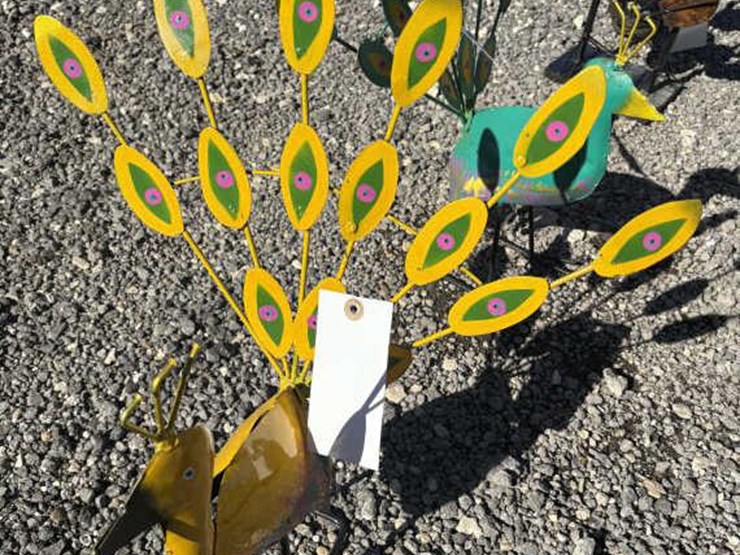 #86-•-metal-art--yellow-peacock-image-1