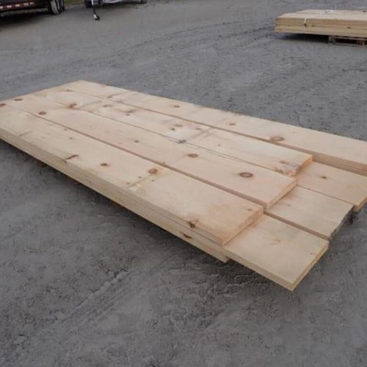 Qty Of (12) 2 In. x 12 In. x 9-10 Ft Pine Lumber