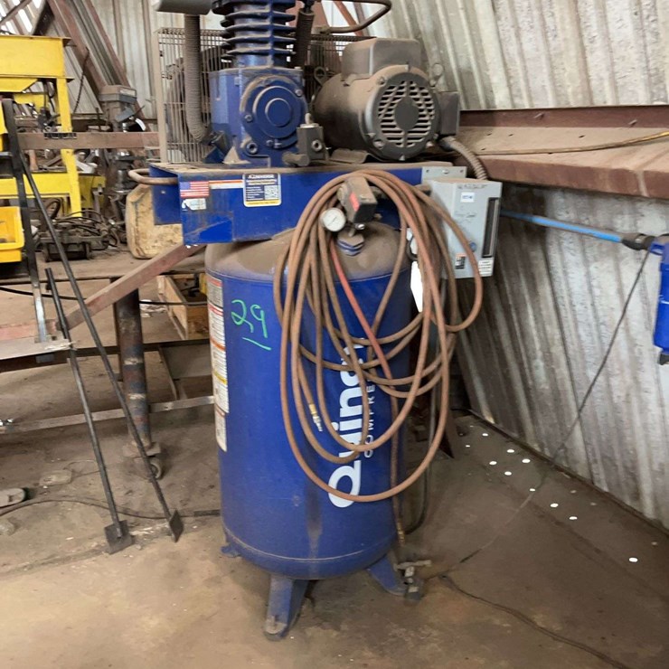 Quincy Upright Air Compressor Single Phase