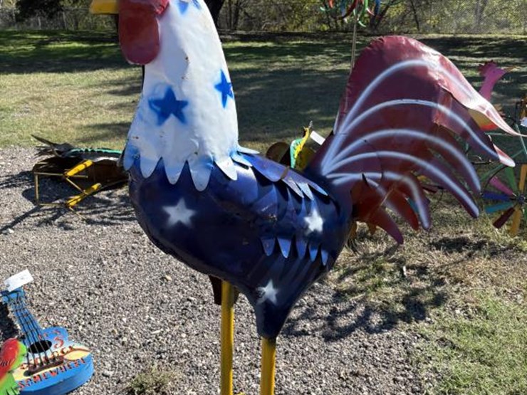 #97-•-metal-art--large-patriotic-rooster-image-1