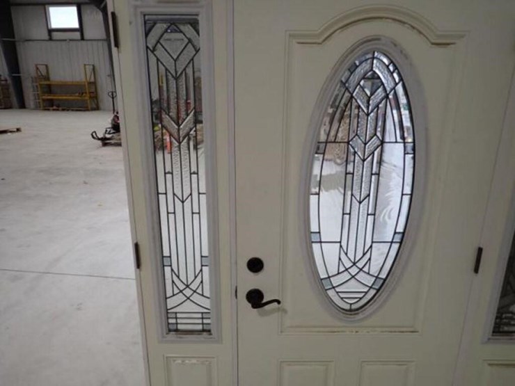 canyon-clay-front-door-w/side-glass-panes-&-frame-image-10