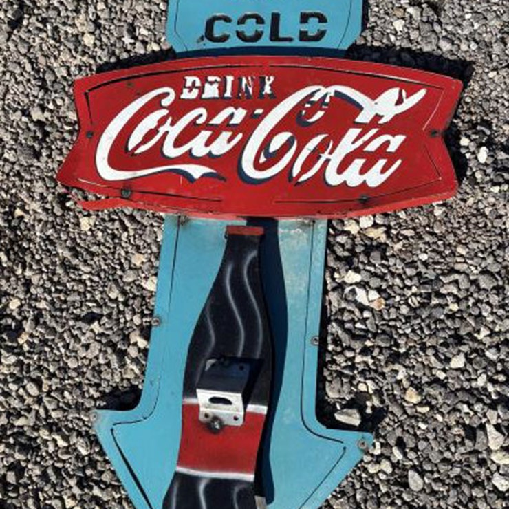 #67 • Metal Art- Coca Cola Sign/ Bottle Opener
