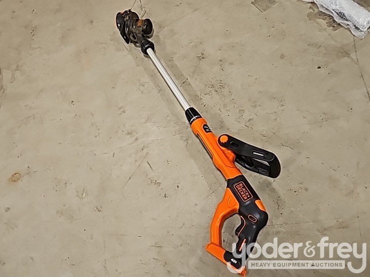 wheel-barrow,-machete-(2-of),-3lb-brass-hammer,-seep-hose,-adjustable-multi-tool-hanger,-black-&-decker-40v-weed-wacker,-trexeen-hedger-image-25